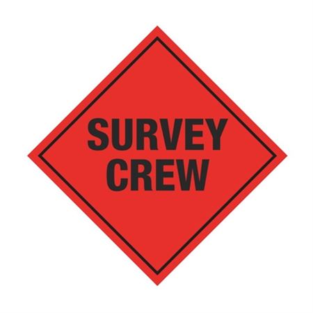 Survey Crew Roll-Up Sign